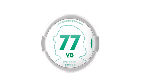 77 Nikotiinipussia VB Edition Spearmint