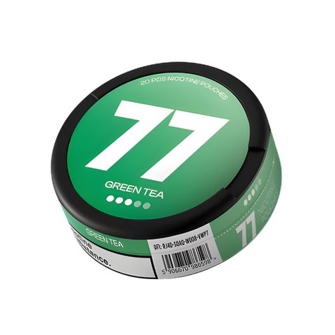 77 Nicotine Pouches Green Tea